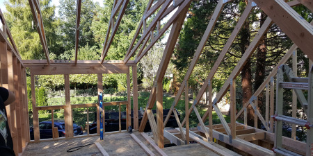 Second level attic truss framing