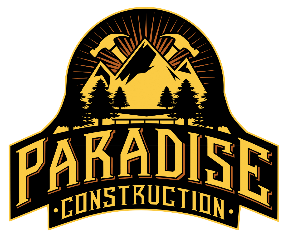 PARADISE CONSTRUCTION_LOGO_yellow_blackbadge rgl